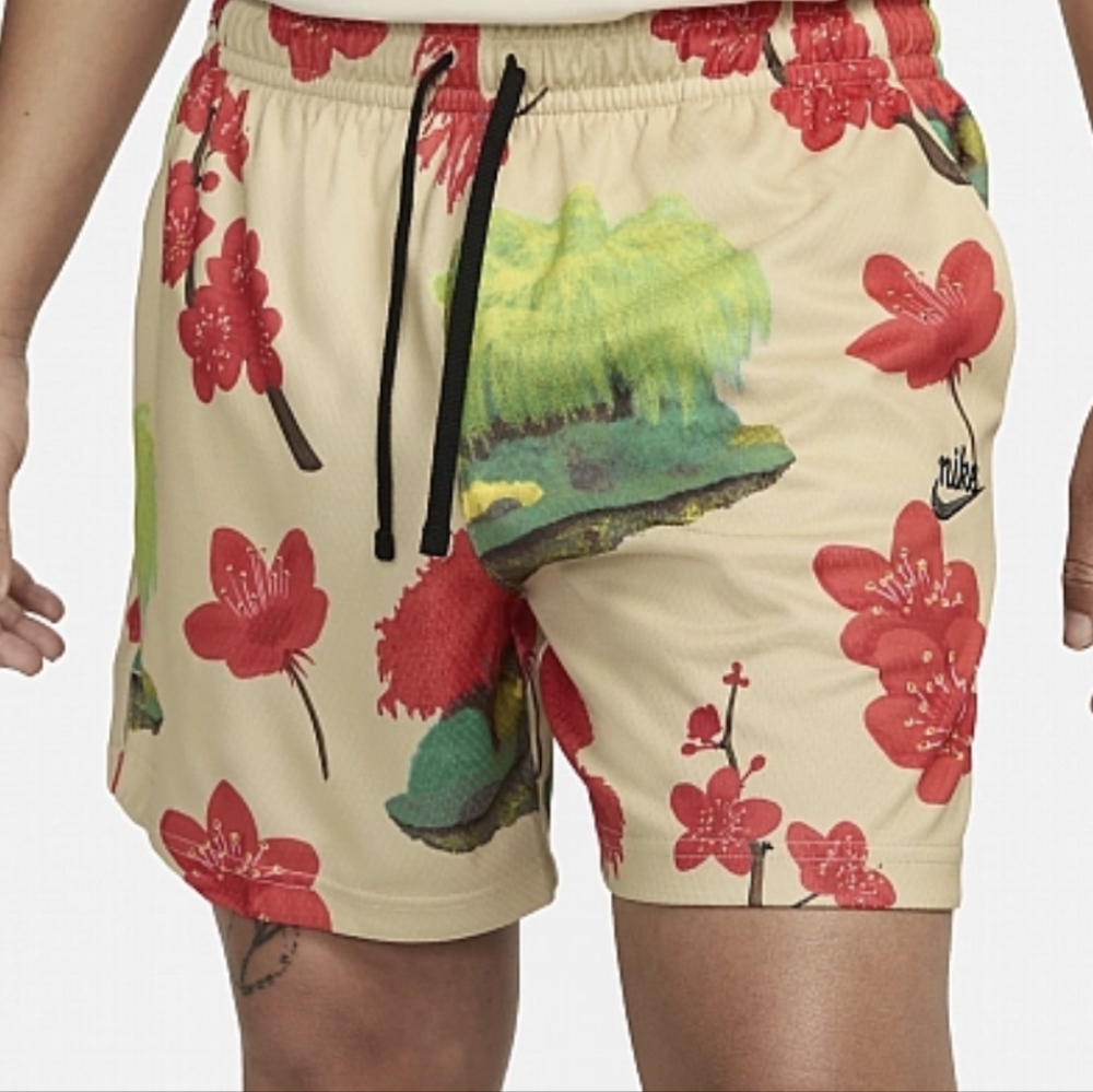 Men's Size Medium - Nike Cherry Blossom Casual Shorts FN1843-783 Shorts